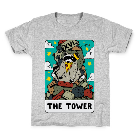 The Garbage Tower Tarot Kids T-Shirt