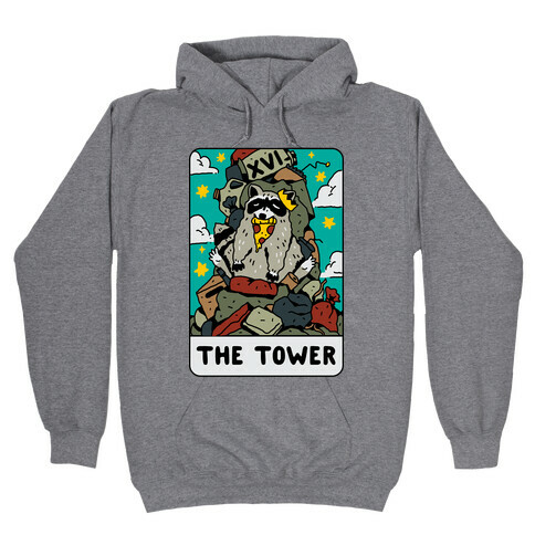 The Garbage Tower Tarot Hooded Sweatshirt