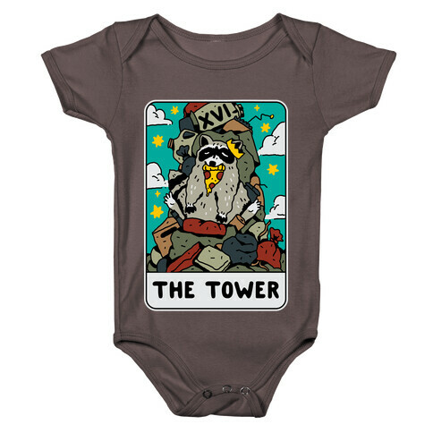 The Garbage Tower Tarot Baby One-Piece