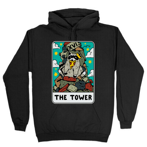 The Garbage Tower Tarot Hooded Sweatshirt