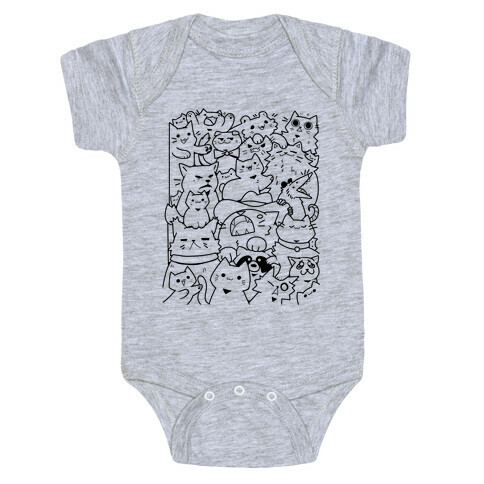 CATS CATS CATS! Baby One-Piece