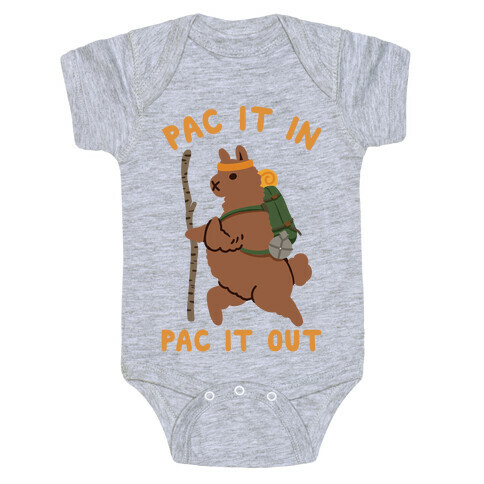 Pac It In Pac It Out Backpacking Alpaca Baby One-Piece