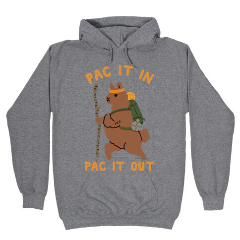 Pac It In Pac It Out Backpacking Alpaca Hooded Sweatshirt