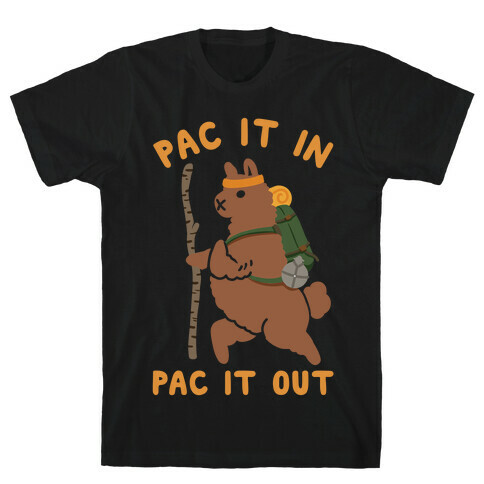 Pac It In Pac It Out Backpacking Alpaca T-Shirt