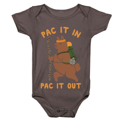 Pac It In Pac It Out Backpacking Alpaca Baby One-Piece