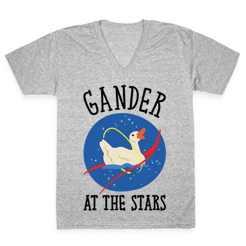 Gander At The Stars V-Neck Tee Shirt