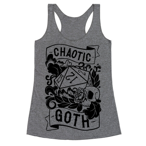 Chaotic Goth Racerback Tank Top