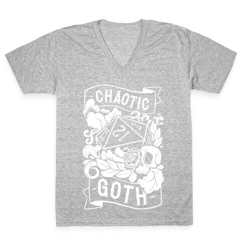 Chaotic Goth V-Neck Tee Shirt