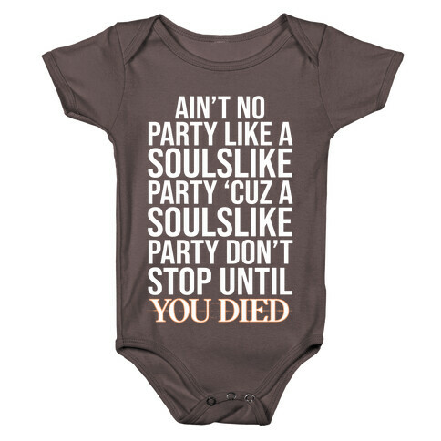 Ain't No Party Like A Soulslike Party Baby One-Piece