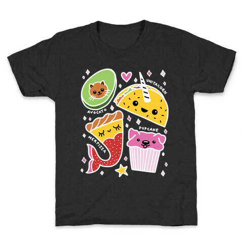 Cute Food Mashups Kids T-Shirt