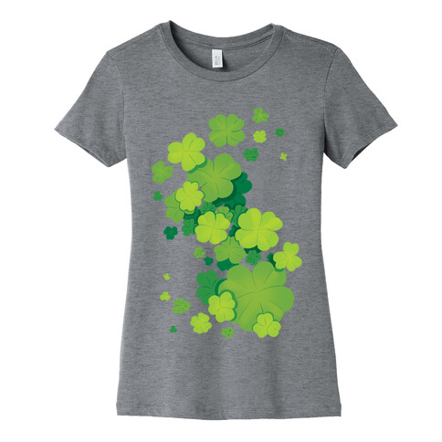 Clover Patch Pattern Womens T-Shirt