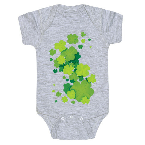 Clover Patch Pattern Baby One-Piece