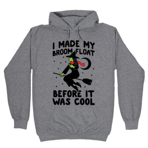 Broom Challenge Hipster Witch Hooded Sweatshirt