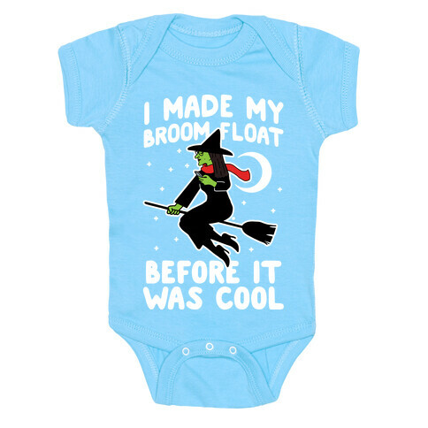 Broom Challenge Hipster Witch Baby One-Piece