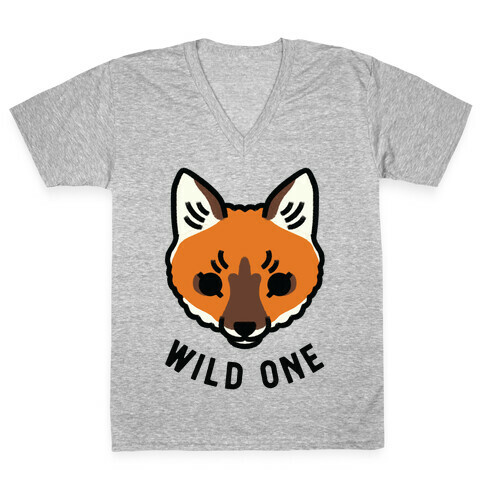 Wild One Fox V-Neck Tee Shirt