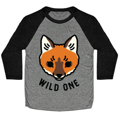 Wild One Fox Baseball Tee