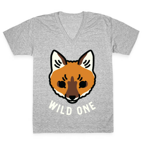 Wild One Fox V-Neck Tee Shirt