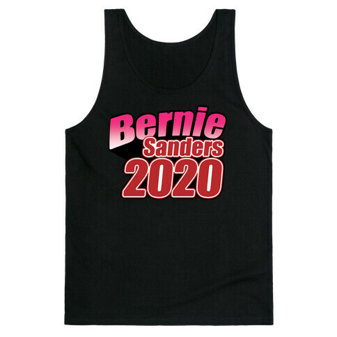 Bernie Sanders 2020 Jojo's Bizarre Adventure Parody White Print Tank Top