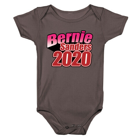 Bernie Sanders 2020 Jojo's Bizarre Adventure Parody White Print Baby One-Piece