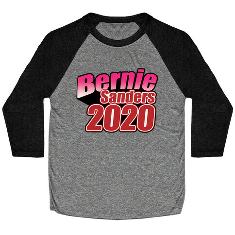 Bernie Sanders 2020 Jojo's Bizarre Adventure Parody White Print Baseball Tee