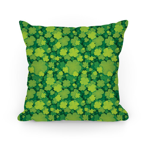 Clover Patch Pattern Pillow