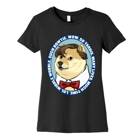 The Doctor Doge Womens T-Shirt