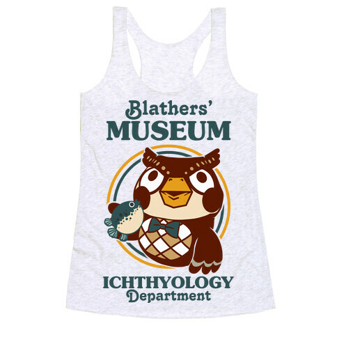 Blathers' Museum Ichthyology Department Racerback Tank Top