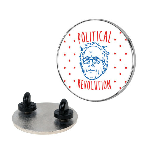 Bernie Political Revolution Pin