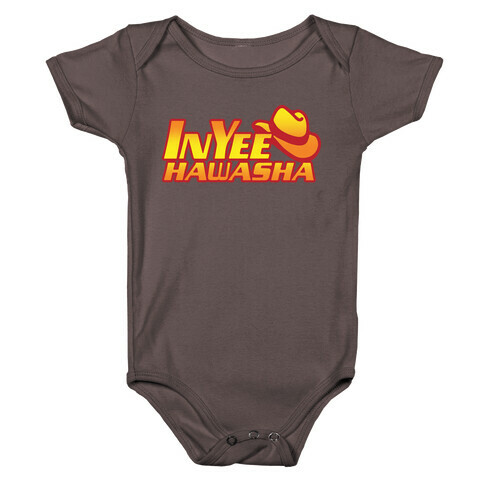 InYeeHawsha Parody White Print Baby One-Piece