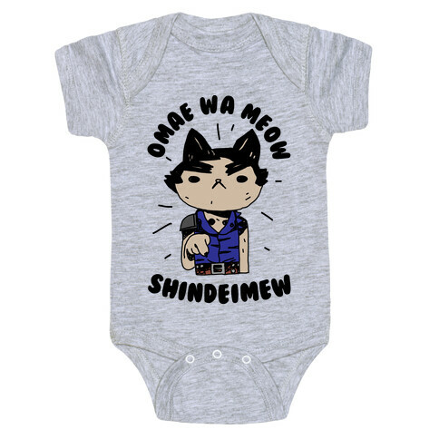 Omae Wa Meow Shindeimew Baby One-Piece