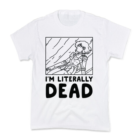 I'm Literally Dead Sailor Mercury Kids T-Shirt