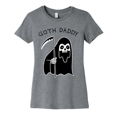 Goth Daddy Grim Reaper Womens T-Shirt