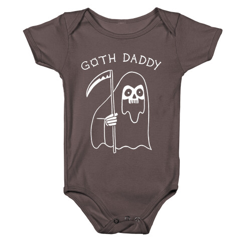 Goth Daddy Grim Reaper Baby One-Piece