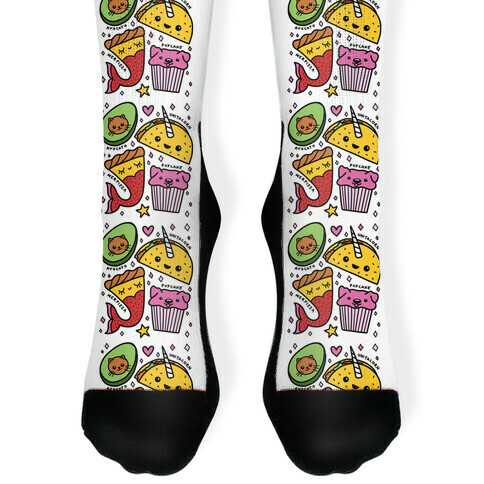 Cute Food Mashups Sock