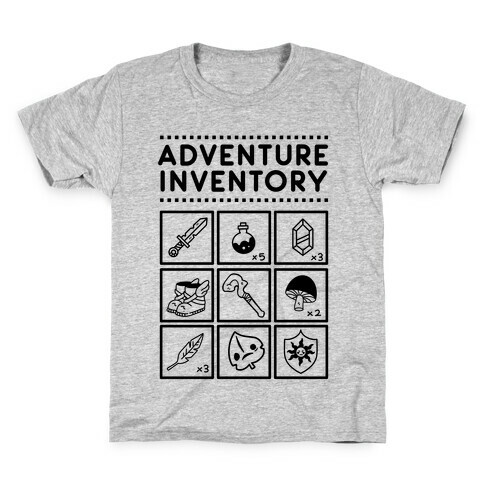 Adventure Inventory Kids T-Shirt