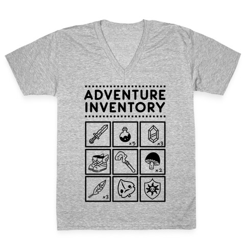 Adventure Inventory V-Neck Tee Shirt