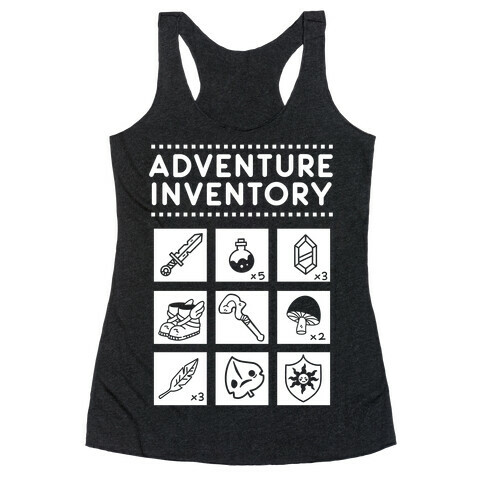 Adventure Inventory Racerback Tank Top