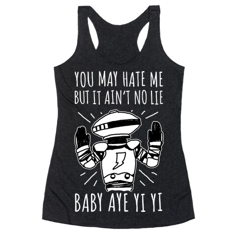 Baby Aye Yi Yi  Racerback Tank Top