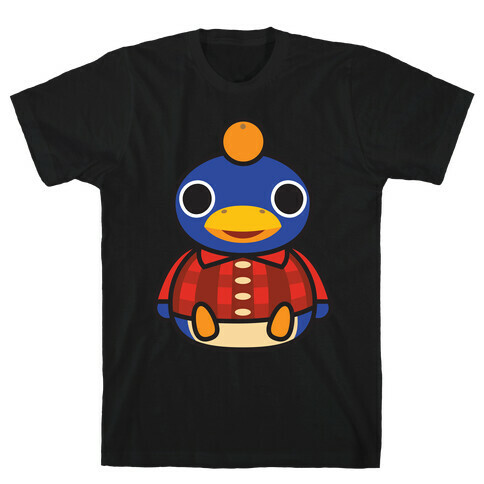 Roald Sitting With An Orange On His Head (Animal Crossing)  T-Shirt