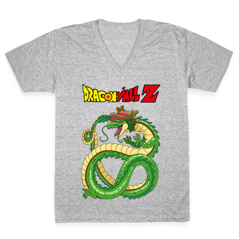 Dragon Y'all Z V-Neck Tee Shirt