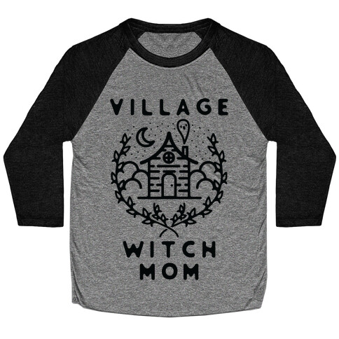 Village Witch Mom Baseball Tee