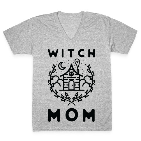 Witch Mom V-Neck Tee Shirt