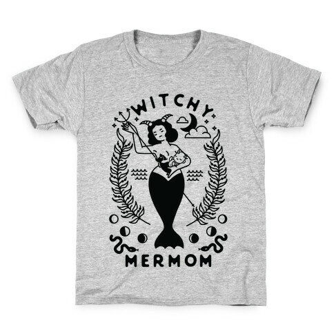 Witchy Mermom Kids T-Shirt