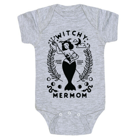 Witchy Mermom Baby One-Piece