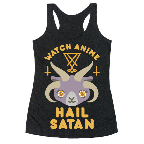 Watch Anime Hail Satan Racerback Tank Top