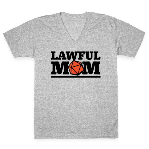 Lawful Mom  V-Neck Tee Shirt