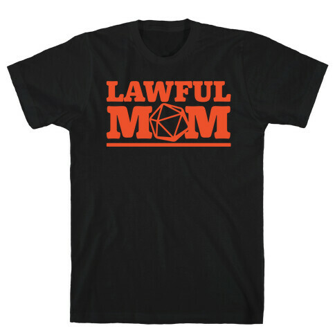 Lawful Mom White Print T-Shirt