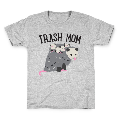 Trash Mom Opossum Kids T-Shirt