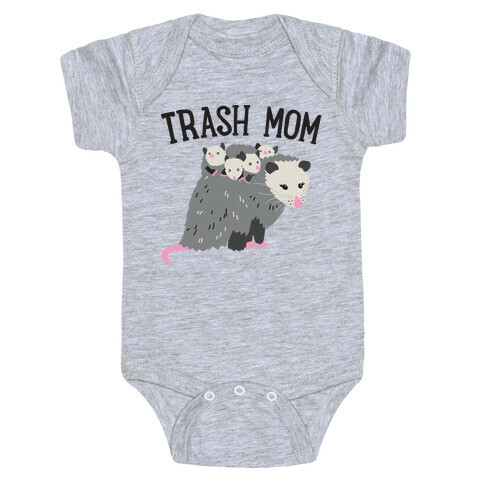 Trash Mom Opossum Baby One-Piece