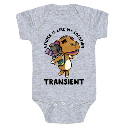 Gender is Like My Location Transient Sahara Baby One-Piece